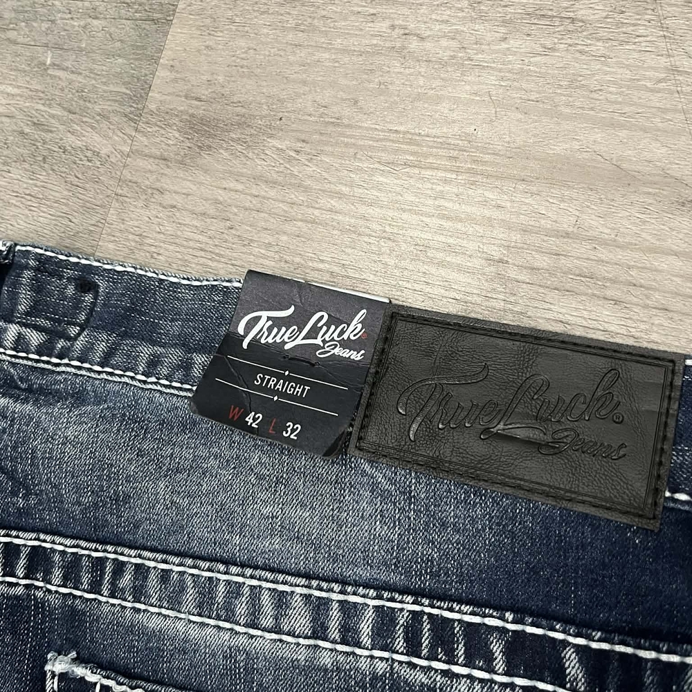 Classic Black Denim Men's Jeans - Picture 5 of 7